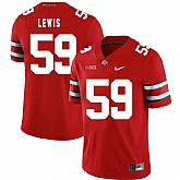 Ohio State Buckeyes 59 Tyquan Lewis Red Nike College Football Jersey Dzhi,baseball caps,new era cap wholesale,wholesale hats